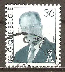 Briefmarke Belgien Mi.Nr. 2738 o König Albert II. mit Brille 1997 #2024155