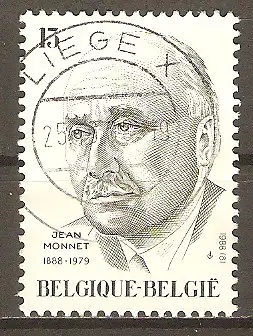 Briefmarke Belgien Mi.Nr. 2345 o Jean Monnet 1988 (Französischer Wirtschaftspolitiker) #