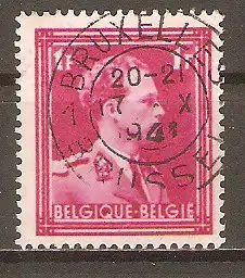 Briefmarke Belgien Mi.Nr. 424 o König Leopold III. 1936 #