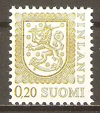 Briefmarke Finnland Mi.Nr. 818 a I Ay ** Staatswappen 1977 #