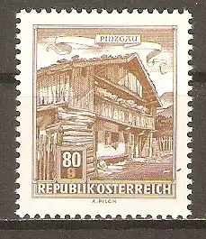 Briefmarke Österreich Mi.Nr. 1115 ** Bauwerke 1962 / Pinzgauer Bauernhaus #2024204