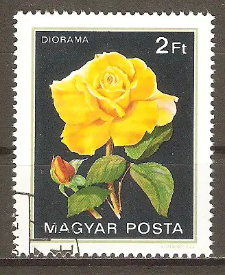 Briefmarke Ungarn Mi.Nr. 3550 A o Rosen 1982 / "Diorama" #