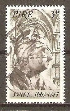 Briefmarke Irland Mi.Nr. 200 o 300. Geburtstag von Jonathan Swift 1967 / Büste des Dichters im Innenraum der St.-Patrick-Kathedrale #2024312