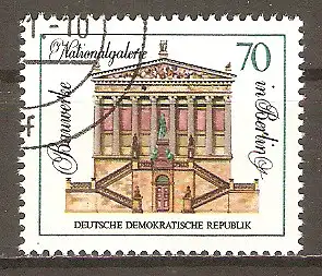 Briefmarke DDR Mi.Nr. 1666 o Bedeutende Bauwerke 1971 / Nationalgalerie Berlin #2024365