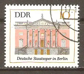 Briefmarke DDR Mi.Nr. 1435 o Bedeutende Bauwerke 1969 / Deutsche Staatsoper Berlin #2024367