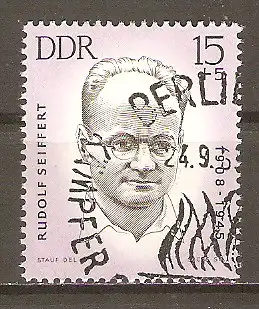 Briefmarke DDR Mi.Nr. 985 o Ermordete antifaschistische Sportler 1963 / Rudolf Seiffert - Langstreckenschwimmer #2024368