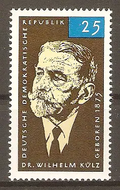 Briefmarke DDR Mi.Nr. 1121 ** 90. Geburtstag von Wilhelm Külz 1965 (Jurist, Politiker) #2024378