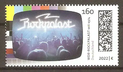 Briefmarke BRD Mi.Nr. 3725 **  Deutsche Fernsehlegenden 2022 / Rockpalast  #2024404