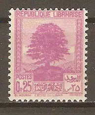 Briefmarke Libanon Mi.Nr. 206 ** Zeder 1937 / Libanonzeder (Cedrus libani) #2024418