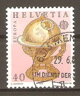 Briefmarke Schweiz Mi.Nr. 1249 o Europa CEPT 1983 / Himmelsglobus von Jost Bürgi #2024424