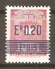 Briefmarke Chile Zwangszuschlagsmarke Mi.Nr. 7 ** Zwangszuschlagsmarke 1972 #