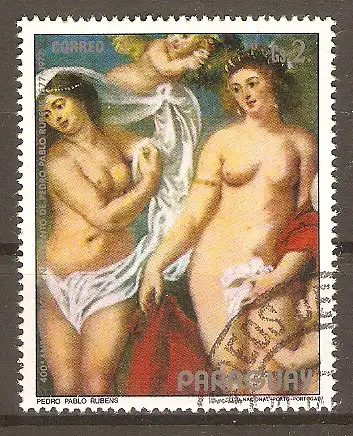 Briefmarke Paraguay Mi.Nr. 2999 o 400. Geburtstag von Peter Paul Rubens 1978 / Urteil des Paris #2024434