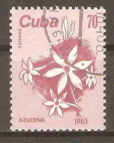 Briefmarke Cuba Mi.Nr. 2811 o Blüten 1983 / „Azucena“ (Lilie) #