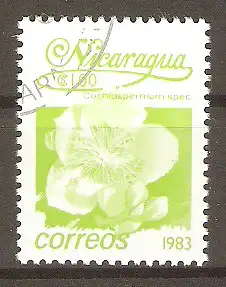 Briefmarke Nicaragua Mi.Nr. 2362 o Blumen 1983 / Cochlospermum sp. #2024460