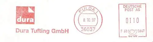 Freistempel F68 5647 Fulda - Dura Tufting GmbH (#90)