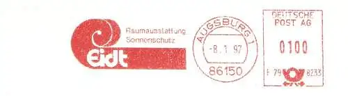 Freistempel F79 8233 Augsburg - Eidt / Raumausstattung Sonnenschutz (#112)