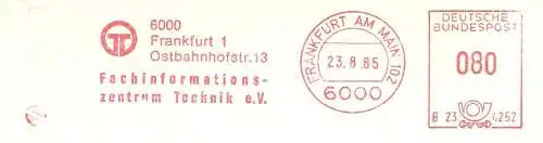 Freistempel B23 4252 Frankfurt am Main - Fachinformationszentrum Technik e.V. (#230)