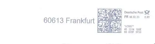 Freistempel 4D1314180E Frankfurt am Main - 60613 Frankfurt (#294)