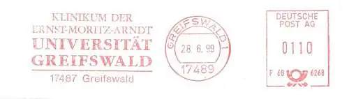 Freistempel F68 6268 Greifswald - Klinikum der Ernst-Moritz-Arndt Universität Greifswald (#345)