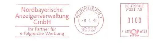 Freistempel F68 6121 Nürnberg - Nordbayerische Anzeigenverwaltung GmbH / Ihr Partner für erfolgreiche Werbung (#439)