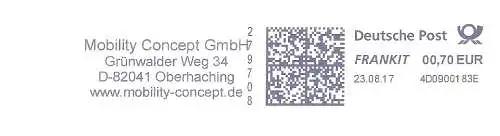 Freistempel 4D0900183E Oberhaching - Mobility Concept GmbH www.mobility-concept.de (#583)