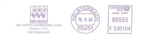 Freistempel F530104 Kelsterbach - ABX Logistics International GmbH (#719)