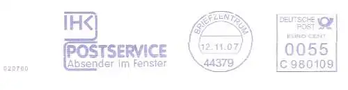 Freistempel C980109 Briefzentrum - IHK Postservice (#760)