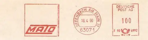Freistempel F90 6992 Offenbach am Main - MATO (#839)