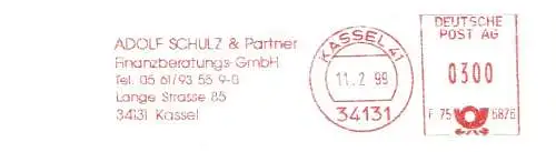 Freistempel F75 6876 Kassel - Adolf Schulz & Partner Finanzberatungs GmbH (#912)