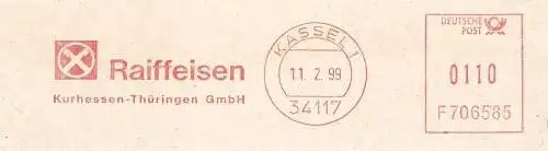 Freistempel F706585 Kassel - Raiffeisen Kurhessen-Thüringen GmbH (#921)