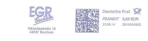 Freistempel 3D100005E5 Bochum - EGR Bochum (#1049)