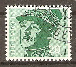 Briefmarke Schweiz MiNr. 907 o Porträts 1969 / Henri Guisan (General) #2024486
