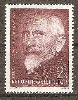 Briefmarke Österreich MiNr. 1425 ** 50. Todestag von Staatssekretär Ferdinand Hanusch 1973 #2024497