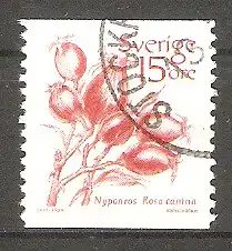 Briefmarke Schweden Mi.Nr. 1221 o Früchte 1983 / Heckenrose (Rosa canina) #2024535