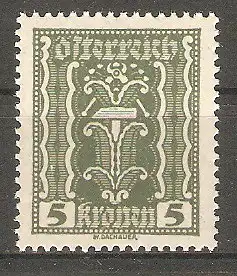 Briefmarke Österreich Mi.Nr. 365 ** Landwirtschaft, Gewerbe und Industrie 1922 / Hammer und Zange #