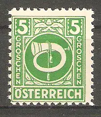 Briefmarke Österreich Mi.Nr. 724 ** Posthorn-Zeichnung 1945 #2024547