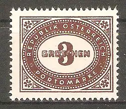 Briefmarke Österreich Portomarke Mi.Nr. 206 ** Ziffernzeichnung 1947 #2024551