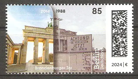 Briefmarke BRD Mi.Nr. 3808 ** Zeitreise durch Deutschland 2024 / Brandenburger Tor #