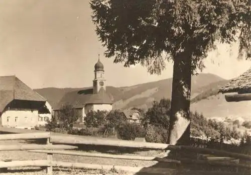 Ansichtskarte Deutschland - Bernau / Dorfkirche von Bernau im Schwarzwald (2696)