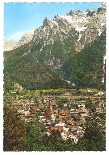 Ansichtskarte Deutschland - Mittenwald / Mittenwald im Karwendelgebirge (2698)