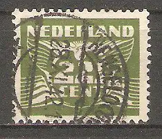 Briefmarke Niederlande Mi.Nr. 387 o Fliegende Taube 1941 #