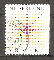 Briefmarke Niederlande Mi.Nr. 1333 Dr o Dezembermarken 1987 / Stern #