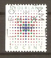 Briefmarke Niederlande Mi.Nr. 1335 Dl o Dezembermarken 1987 / Stern #