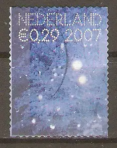 Briefmarke Niederlande Mi.Nr. 2533 o Dezembermarken 2007 / Schneefall #