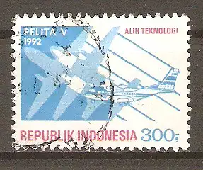 Briefmarke Indonesien Mi.Nr. 1418 o Viertes Jahr des 5. Fünfjahresplanes 1992 / Technologietransfer #