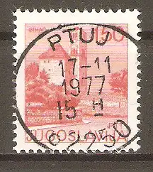 Briefmarke Jugoslawien Mi.Nr. 1662 A o (gez. K 13¼) Sehenswürdigkeiten 1976 / Bihać #