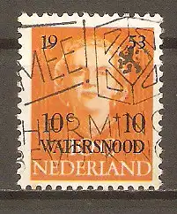 Briefmarke Niederlande Mi.Nr. 606 o Hilfe für die Opfer der Überschwemmung vom 1. Februar 1953 #