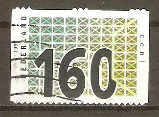 Briefmarke Niederlande Mi.Nr. 1604 o Freimarke für Geschäftspost 1997 / Stilisierte Briefumschläge #