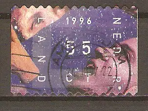 Briefmarke Niederlande Mi.Nr. 1602 o Dezembermarken 1996 / Gesichter und Hände #