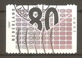 Briefmarke Niederlande Mi.Nr. 1603 o Freimarke für Geschäftspost 1997 / Stilisierte Briefumschläge #